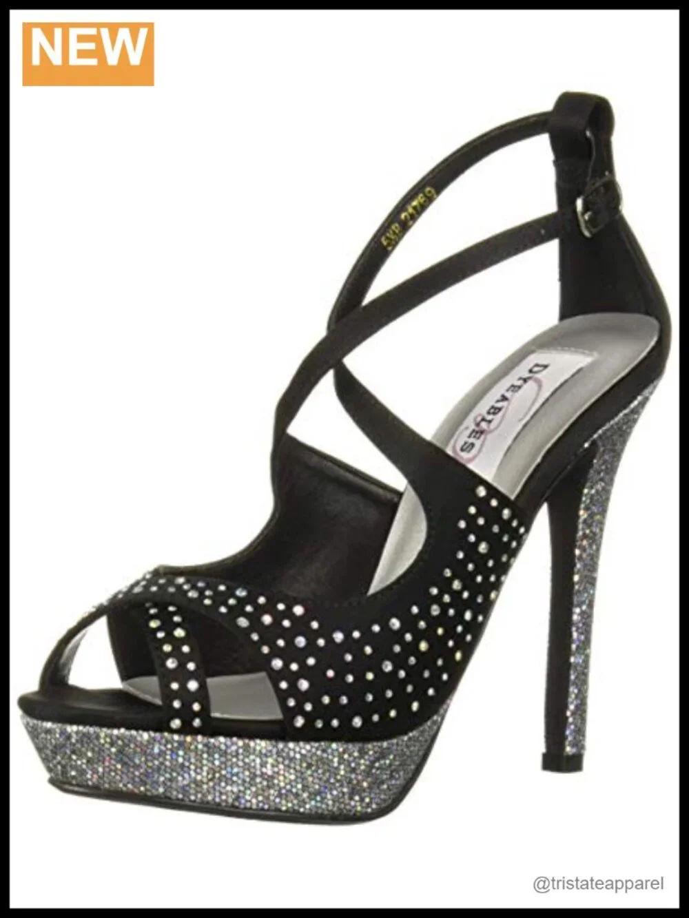 Dyeables Sonya Dyeable Satin Platform Sandal Bridal Wedding Heel